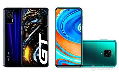 SMARTPHONE REALME GT 5G + XIAOMI REDMI NOTE 9 PRO