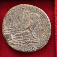 Moneta romana semisse repubblica 211/206 Ac.