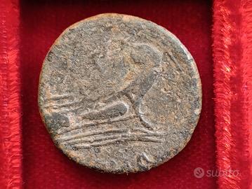 Moneta romana semisse repubblica 211/206 Ac.