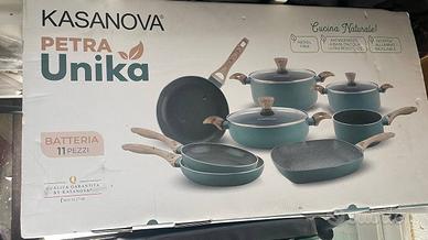 Set pentole e padelle Petra Unica 11 pezzi