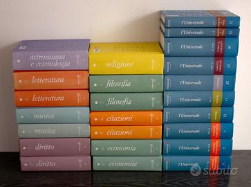 enciclopedie le Garzantine 24 volumi