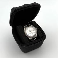 Porta Orologi Monoposto Tessuto Nero Antigraffio