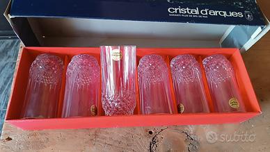 Set 6 bicchieri cristallo - Cristal d'Arques