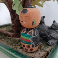 Figura Stickers in legno giapponese 