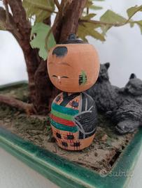 Figura Stickers in legno giapponese 