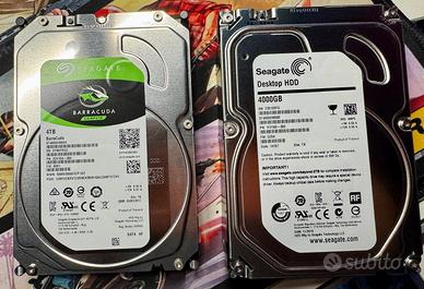 Hard disk Hdd coppia Seagate barracuda 4TB