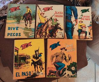 FumettiTex  serie Gigante prima ed  nr 116 al 120 