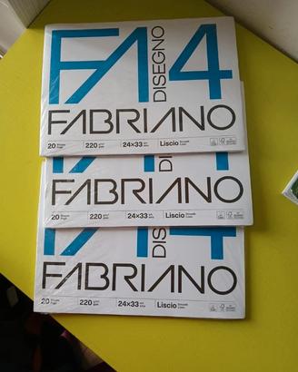 3 Album Fabriano lisci F4