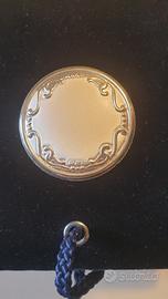 porta gioie in velluto blu