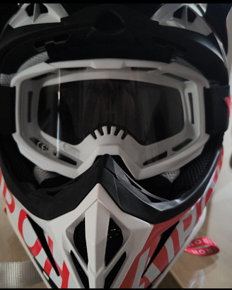 Casco Airoh AVIATOR ACE AMAZE Rosso Lucido