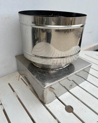 Terminale circolare 4 venti per canne fumarie