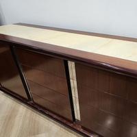 Set mobili in legno con marmo