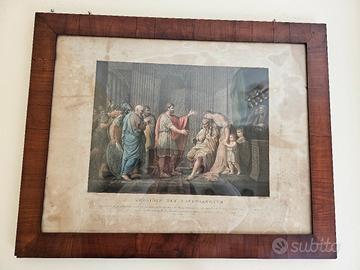 QUADRO "LEONIDAS REX LACEDAEMONUM" DI ZAFFENATO