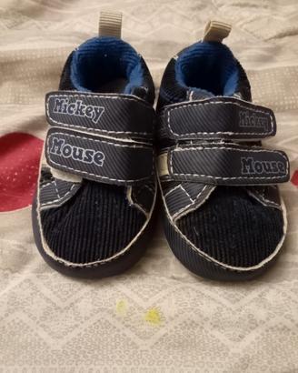 scarpine neonato Mickey Mouse 