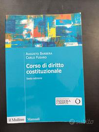 Corso di Diritto Costituzionale - Barbera Fusaro