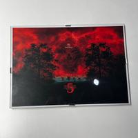 Stranger Things 5 quadro A4 cornice a giorno