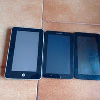 Tablet tre pezzi rotti