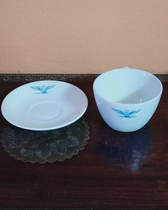 Tazza e sottotazza  Regia  Aeronautica anni 30 40