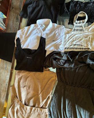 Lotto 7 pezzi abbigliamento donna estivo