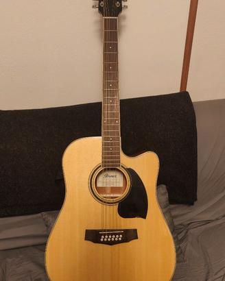 CHITARRA ACUSTICA AMPLIFICATA IBANEZ 12 CORDE