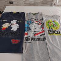 maglietta rick and morty ,family guy