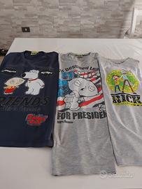 maglietta rick and morty ,family guy