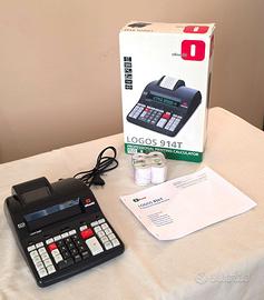 OLIVETTI LOGOS 914T CALCOLATRICE TERMICA + SCATOLA