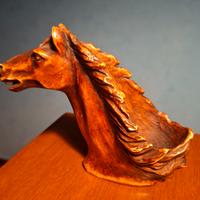 Porta pipa forma testa di cavallo