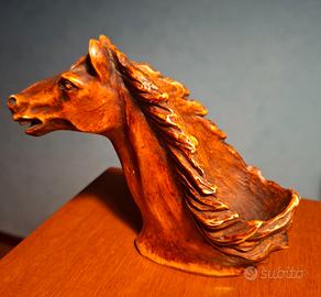 Porta pipa forma testa di cavallo