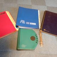 Cartelle alfabetiche e organizer mensile.