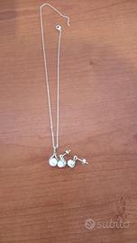 Nuova parure girocollo e orecchini