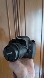 Canon 800D + 18-55 + 50 soli 4200 scatti