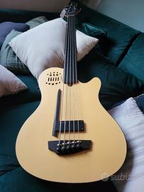 godin 5 corde fretless semiacustico