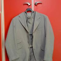 Abito grigio, gilet e cravatta - Set completo XXXL