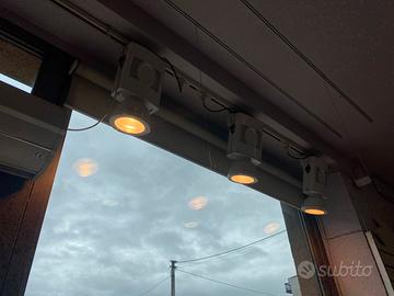 3 faretti per vetrine