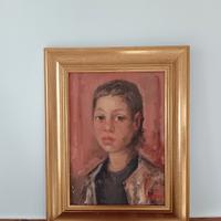 Giovanni Pane, dipinto olio su cartoncino 