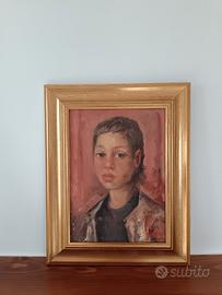 Giovanni Pane, dipinto olio su cartoncino 