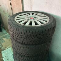 4 CERCHI IN LEGA 15' 4x98 anni 90-2000 logo ABARTH