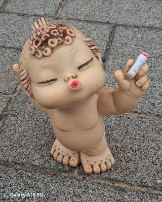 Pupazzo vintage Mister baby fischietto funzionante