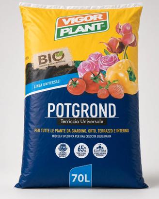 Terriccio Vigor Plant Potgrond 70L – 9€
