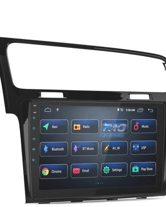 RADIO GPS ANDROID 12 PER VOLKSWAGEN VW GOLF 7 HDMI