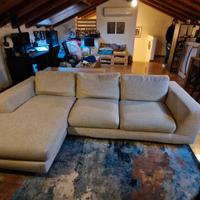 Divano 3 posti con chaise longue