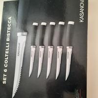 set 6 coltelli bistecca Kasanova