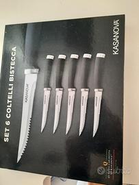 set 6 coltelli bistecca Kasanova