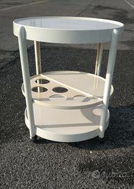 Carrello tavolino portabottiglie plastica anni '70