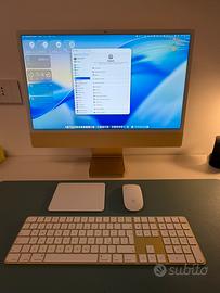 iMac 24 M1 Giallo 16Gb 256Gb