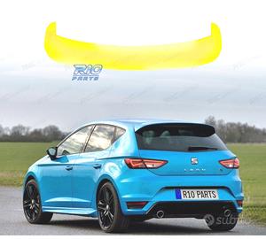 Spoiler Laterale Posteriore 2 Pezzi Per Seat Leon 5F FR Mk3/Mk3.5 2013-2021 – ABS Nero Lucido, Facile Da Montare