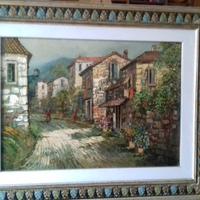 quadro olio su tela