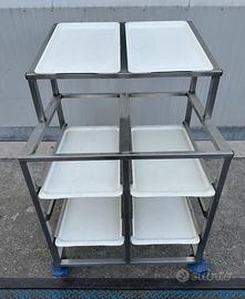 Carrello porta vassoi / teglie da 810