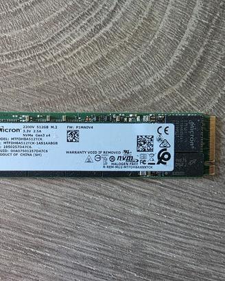 Hard disk ssd nvme 512 GB